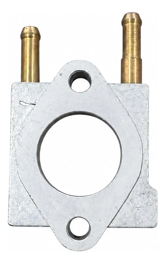 Espaçador flange de carburador com conexões
